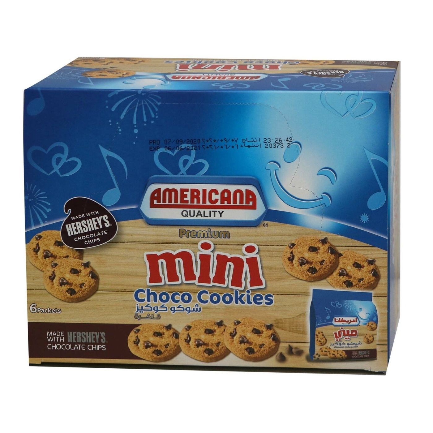 AMERICANA HERSHEYS MINI COOKIES ORGINAL 6X40GM