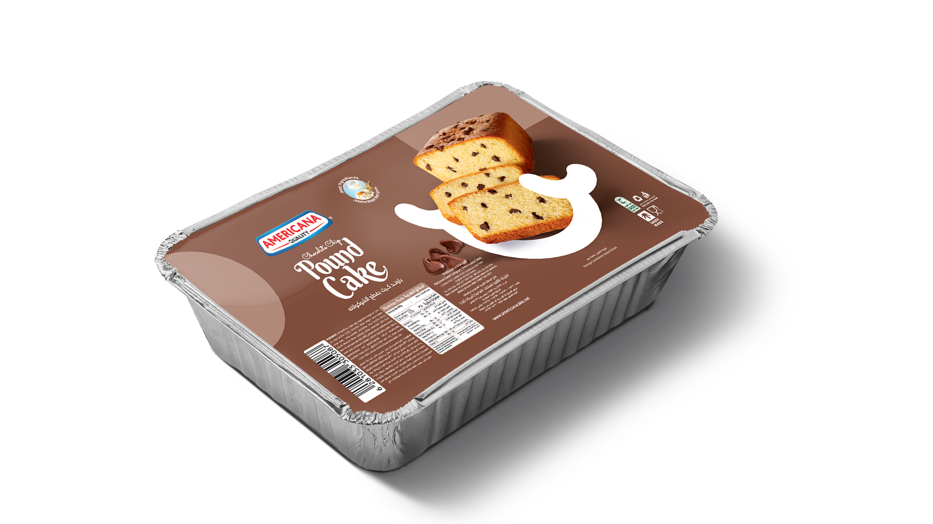 Americana Chocolate Chips Pound Cake, 300g