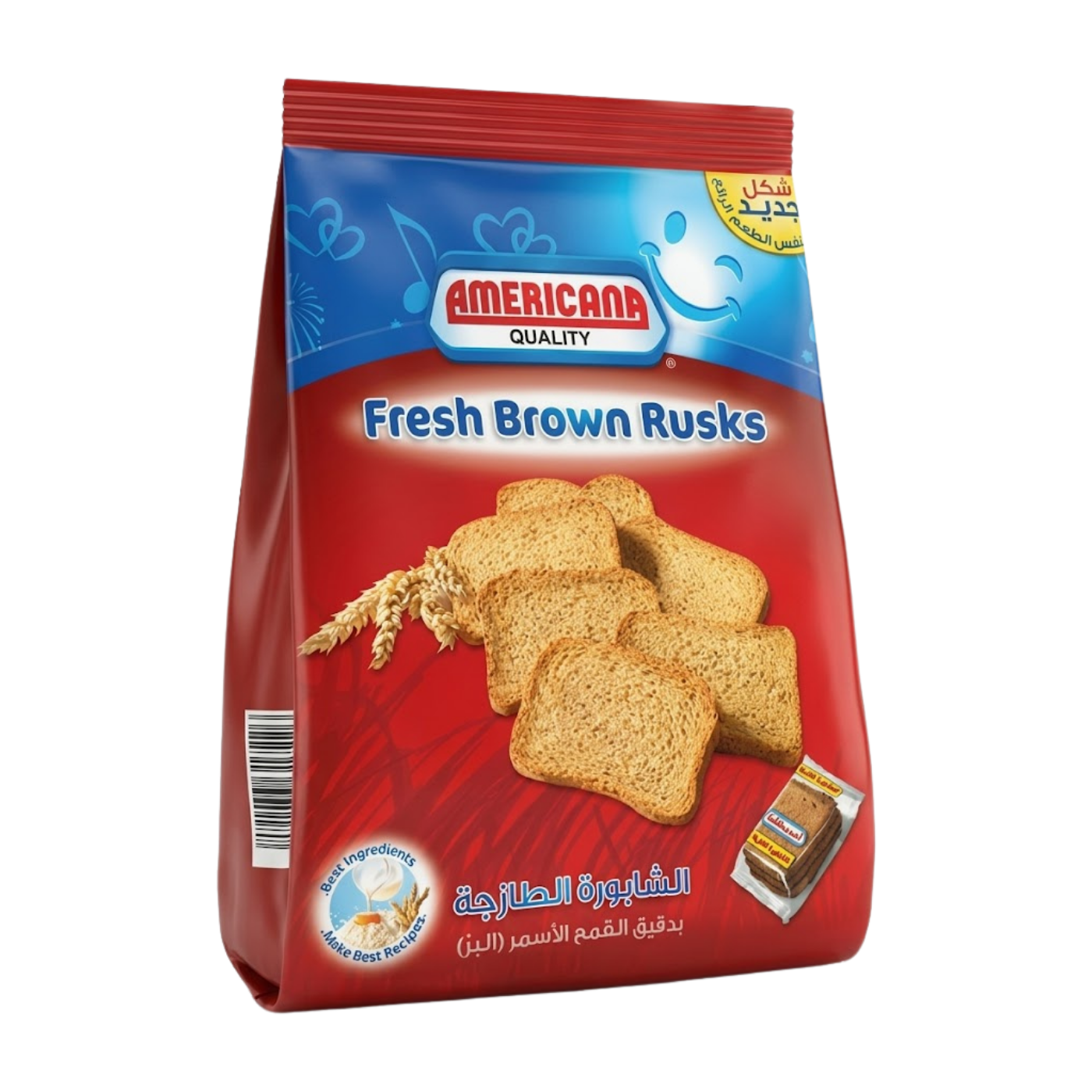 Americana Fresh Brown Rusks Red Bag, 375g