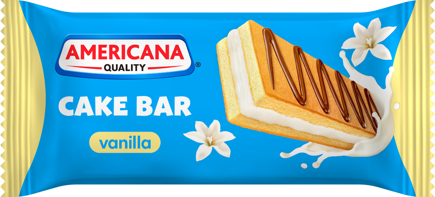 Americana Vanilla Cake Bar, 20g