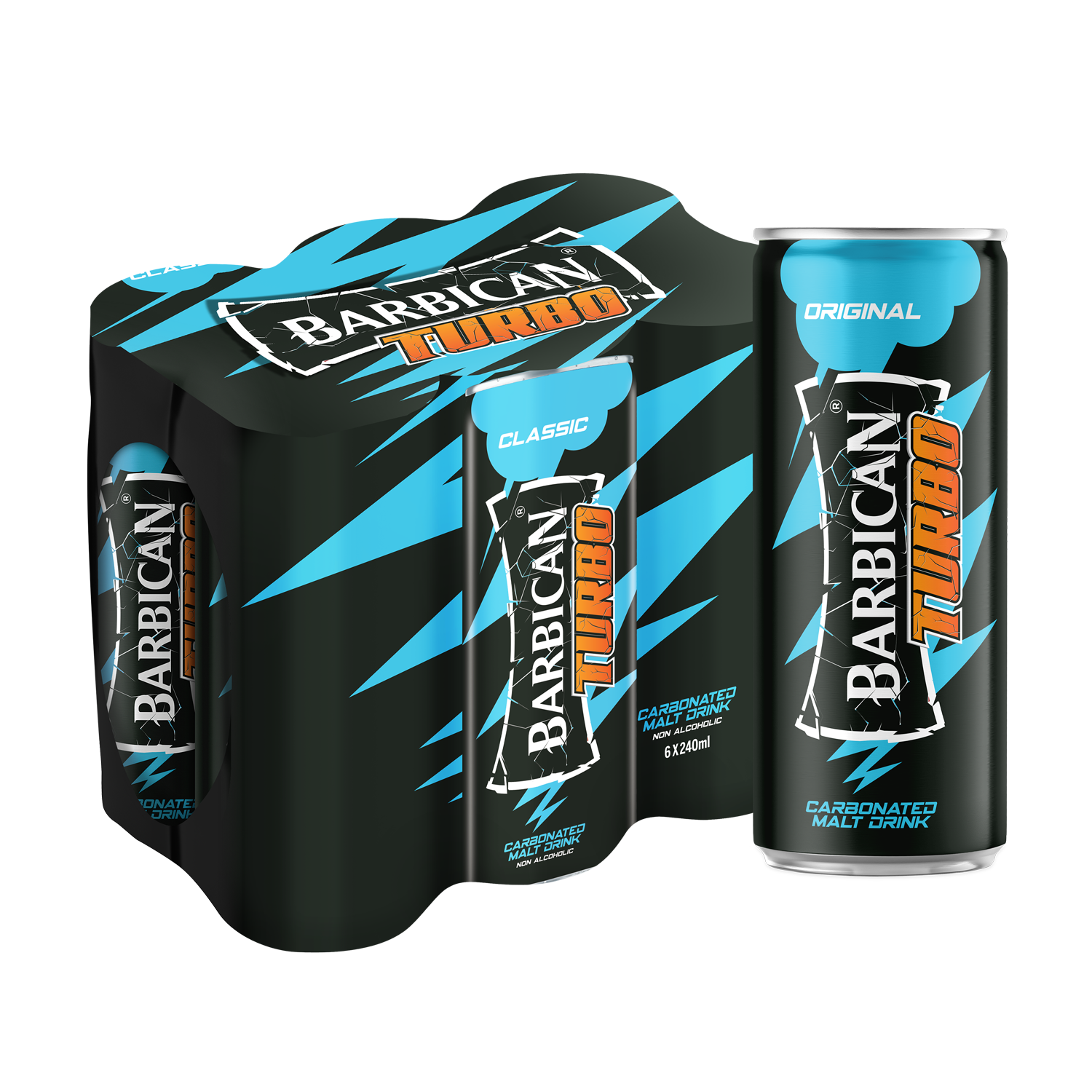 Barbican Turbo Classic Malt Can, 6x240ml