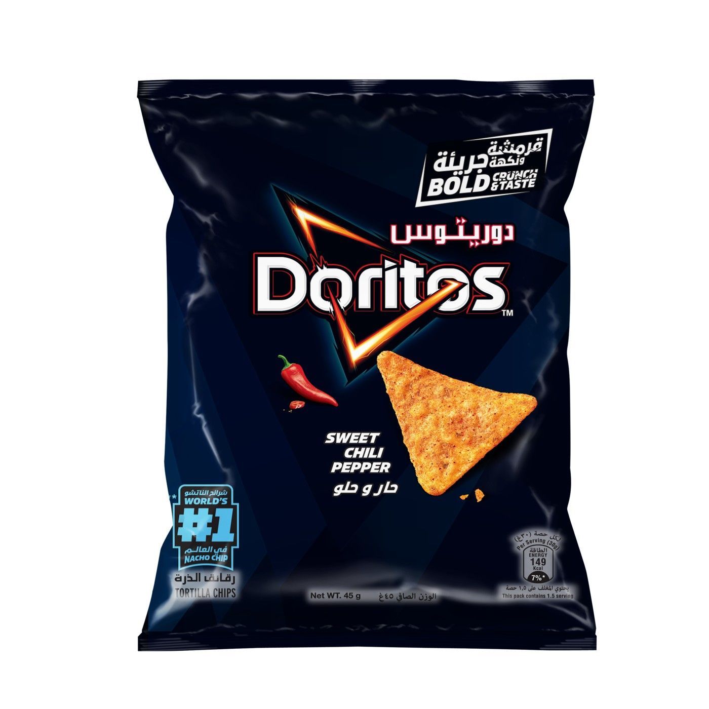 Doritos Sweet Chili Pepper Tortilla Chips, 48g