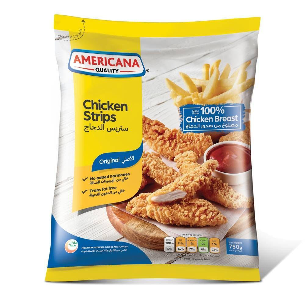 Americana Original Chicken Strips, 750g