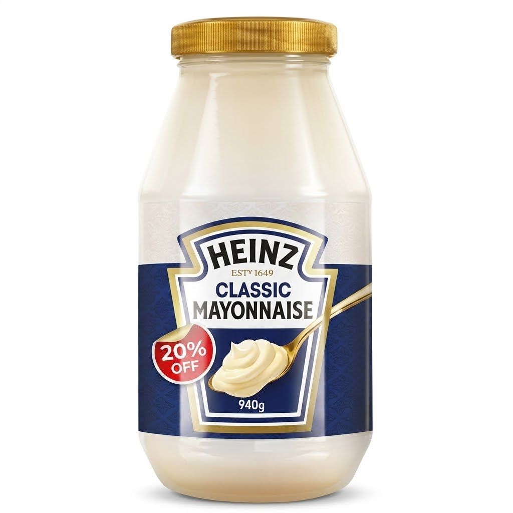 Heinz Mayonnaise Creamy Classic, 940g