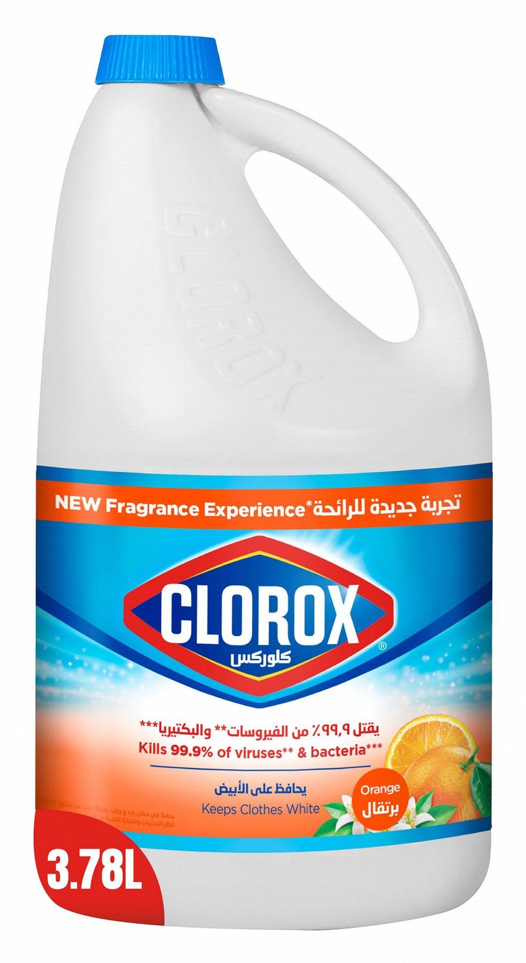 Clorox Orange Scent Liquid Bleach, 3.78L