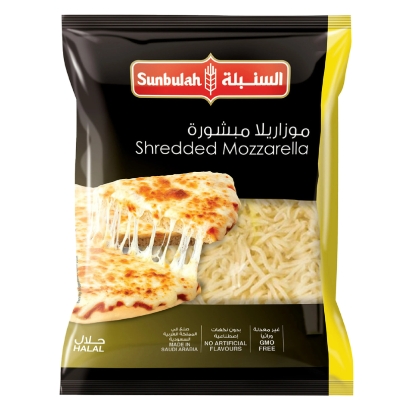 Sunbulah Mozzarella Shredded Cheese, 450g