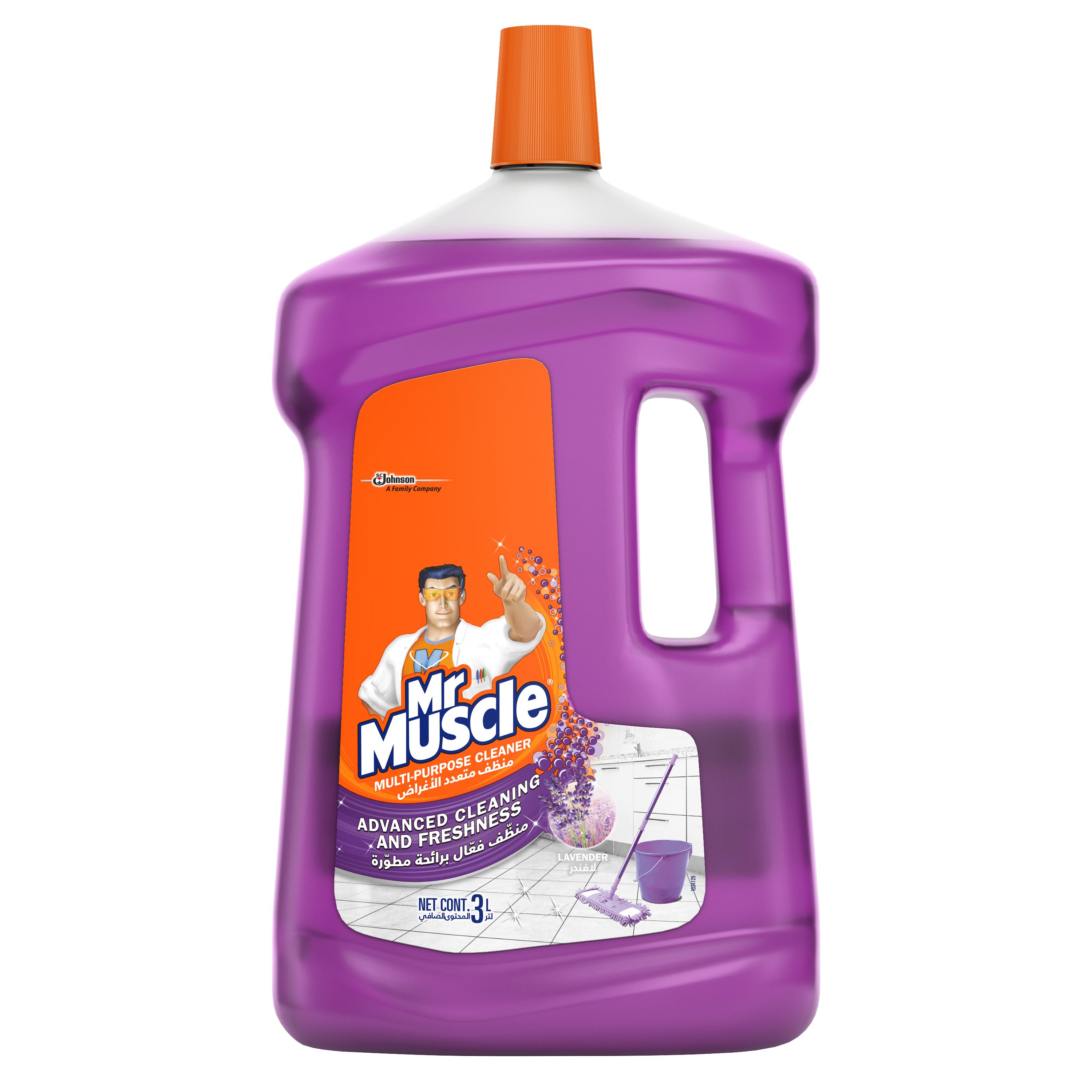Mr Muscle All Purpose Cleaner Liquid Lavender Scent, 3L
