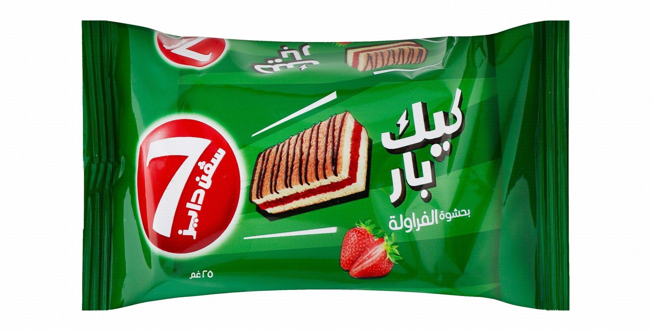 7 Days Cake Bar Filled with Strawberry, 25g