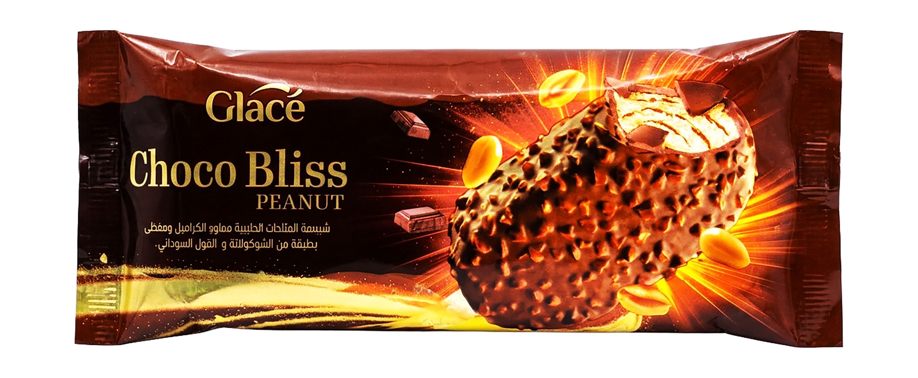 Glace Choco Bliss Peanut Ice Cream Stick, 90ml