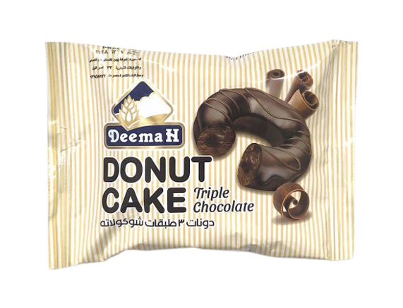 Deema H Donut Cake Triple Chocolate 40 Gm