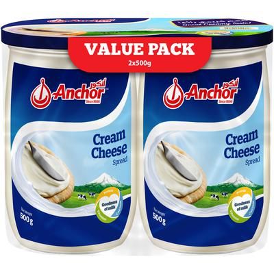 Anchor Cream Cheese Spread 2 X 500 Gm