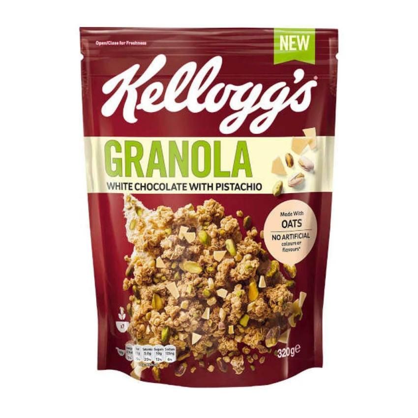 Kellogg's Granola White Chocolate with Pistachio, 340g