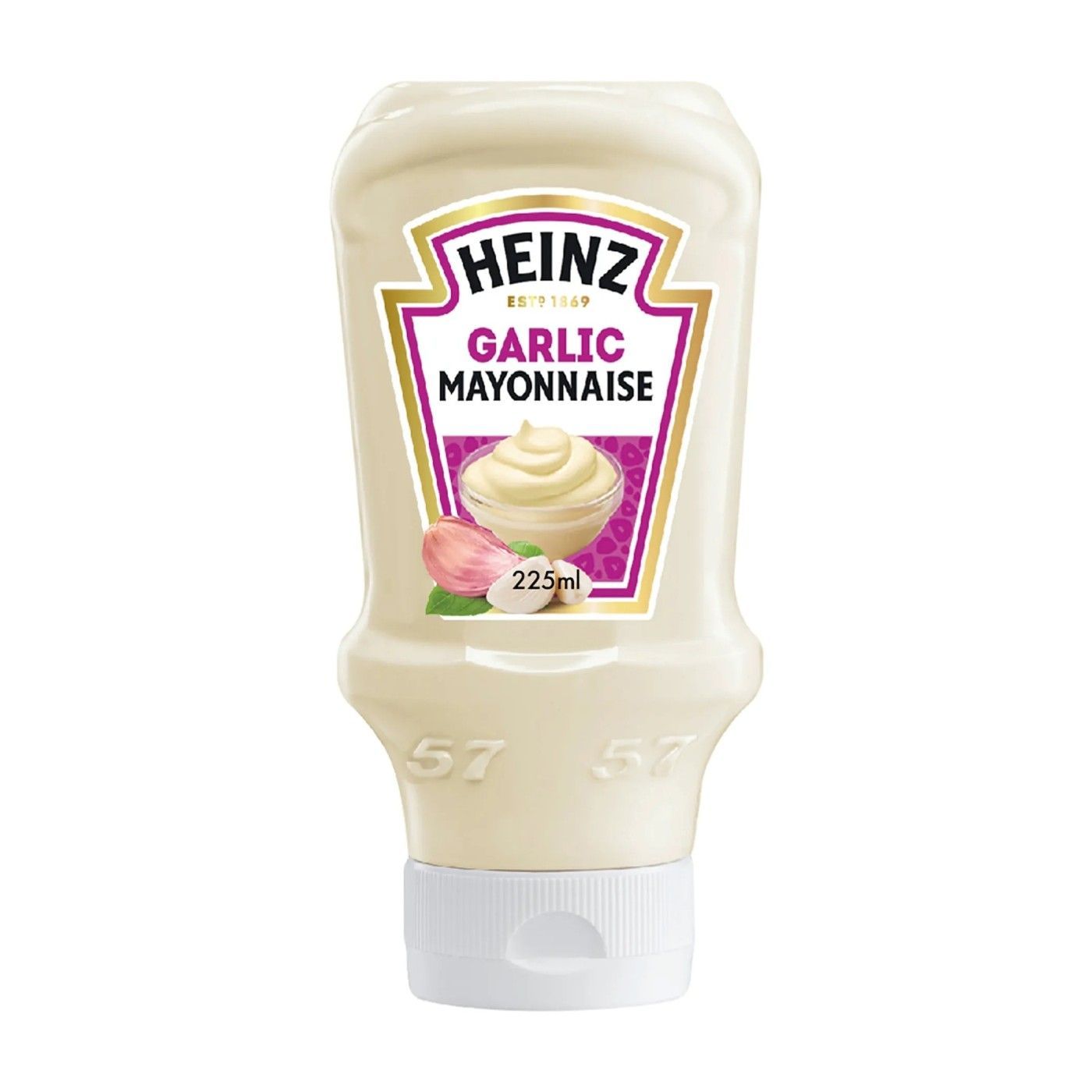 Heinz Garlic Mayonnaise Squeeze Bottle, 225ml