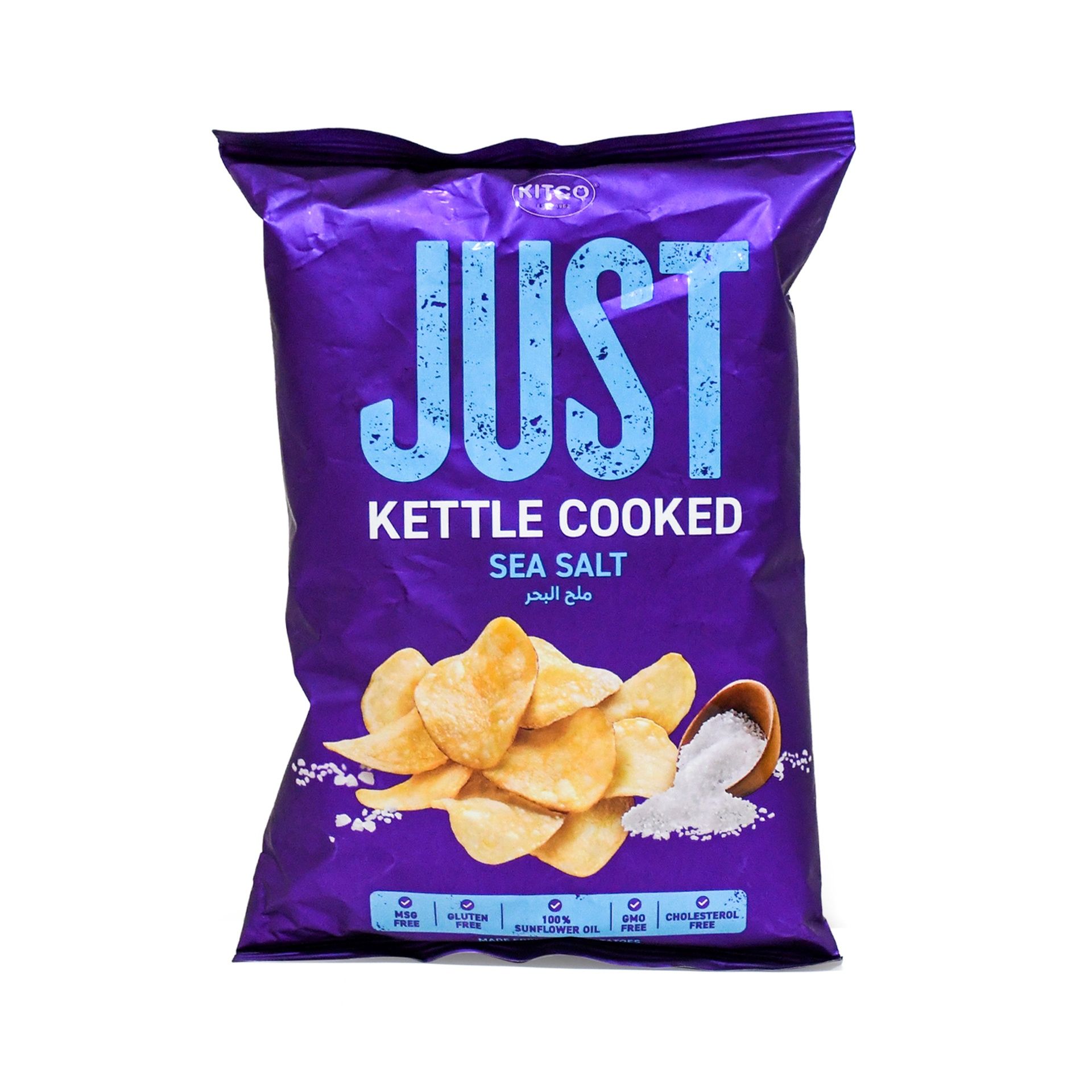 Kitco Just Kettle Cooked Sea Salt Potato Chips, 40g