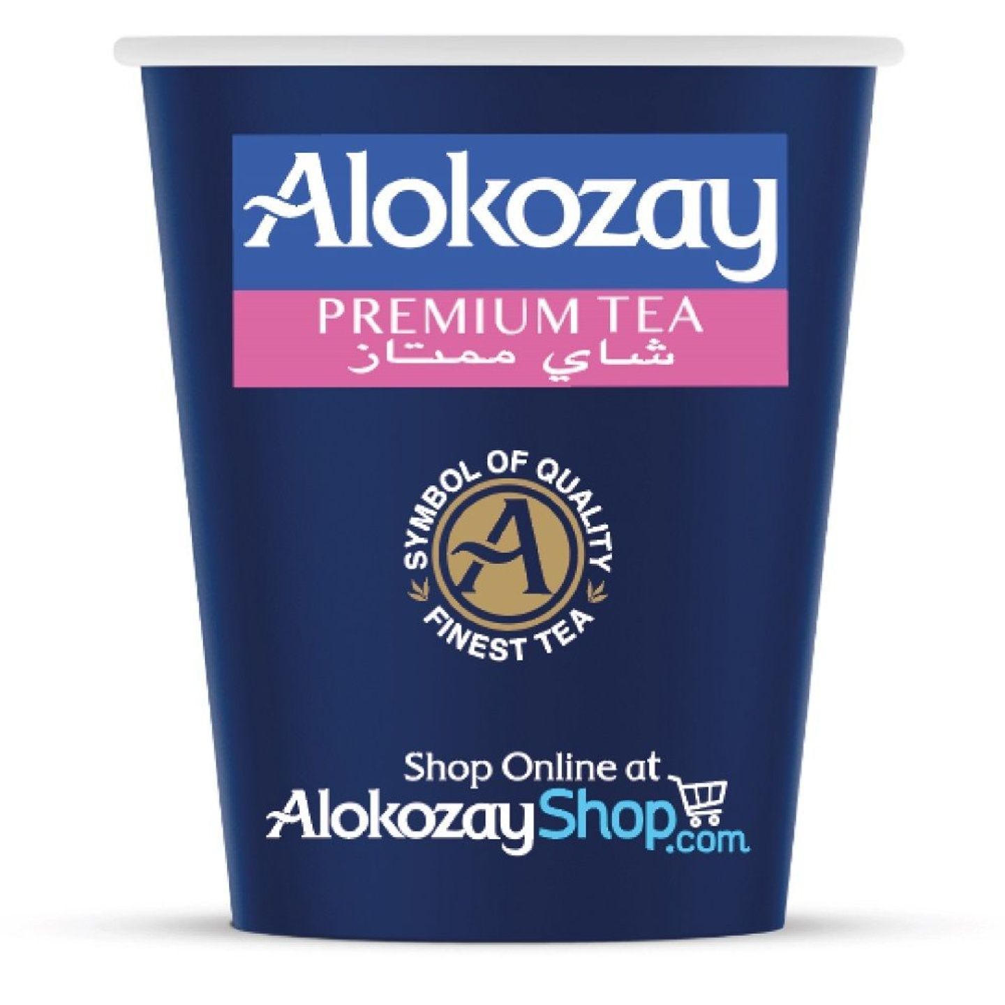 Alokozay Cup Paper 7 Oz, 50 Pieces