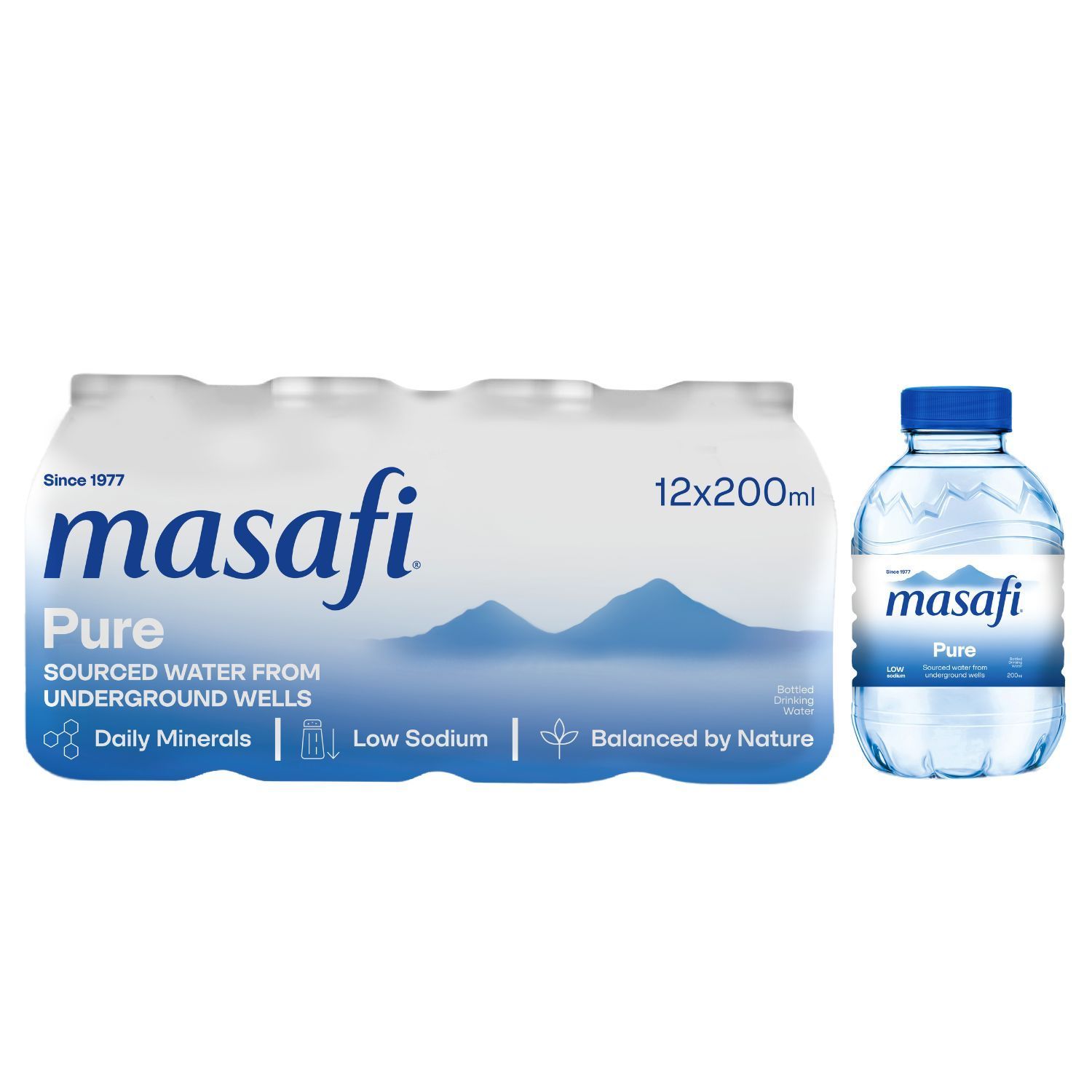 Masafi Mineral Water, 12x200ml