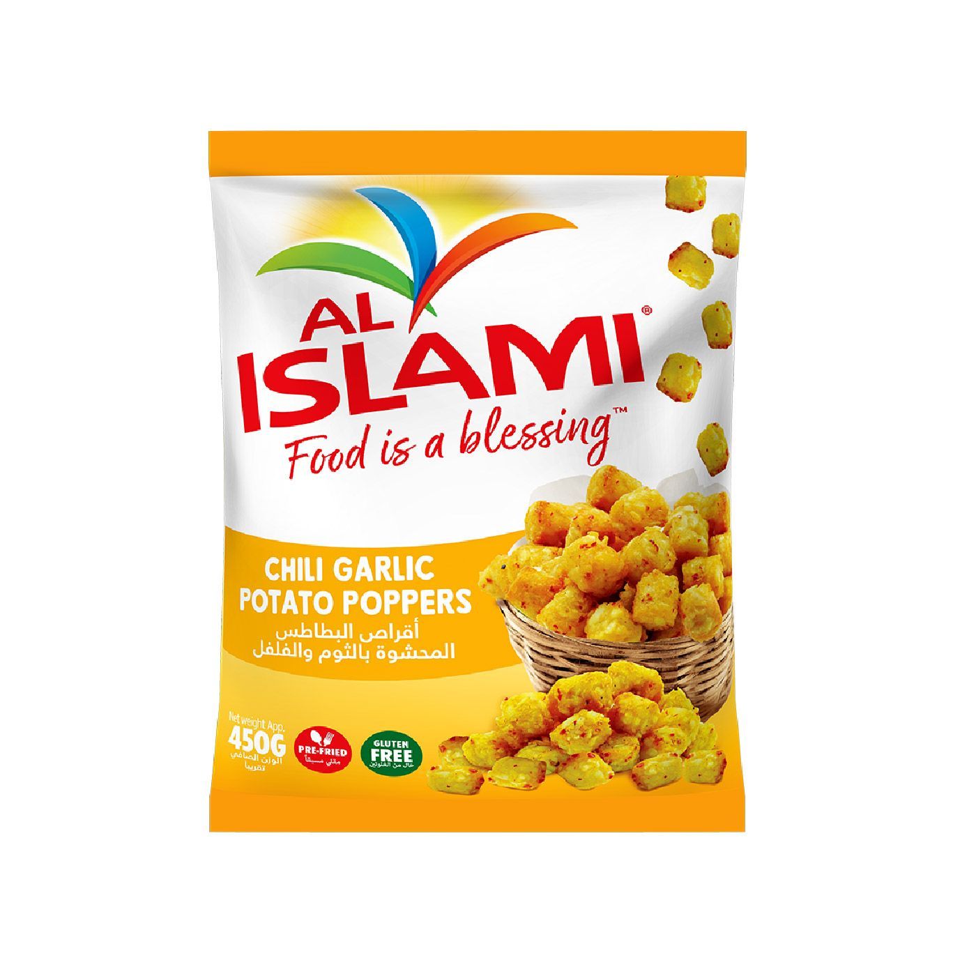 Al Islami Chili & Garlic Potato Poppers, 450g