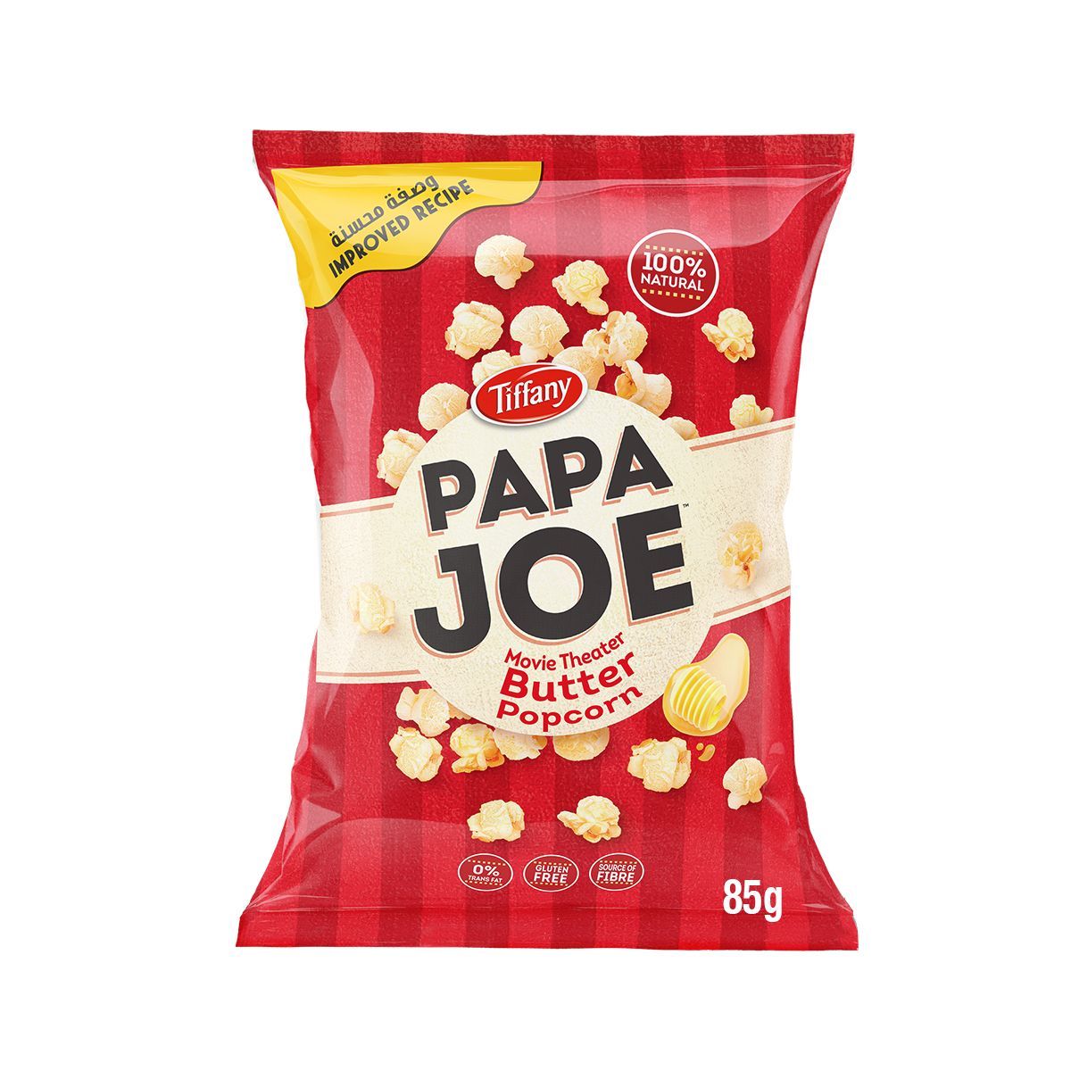 Tiffany Papa Joe Movie Theater Butter Popcorn, 85g