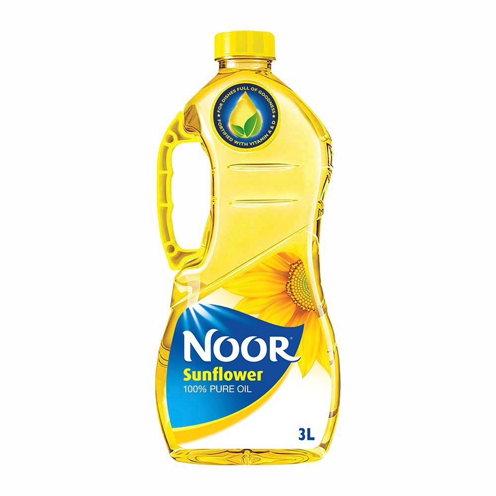 Noor 100% Pure Sunflower Oil, 3L