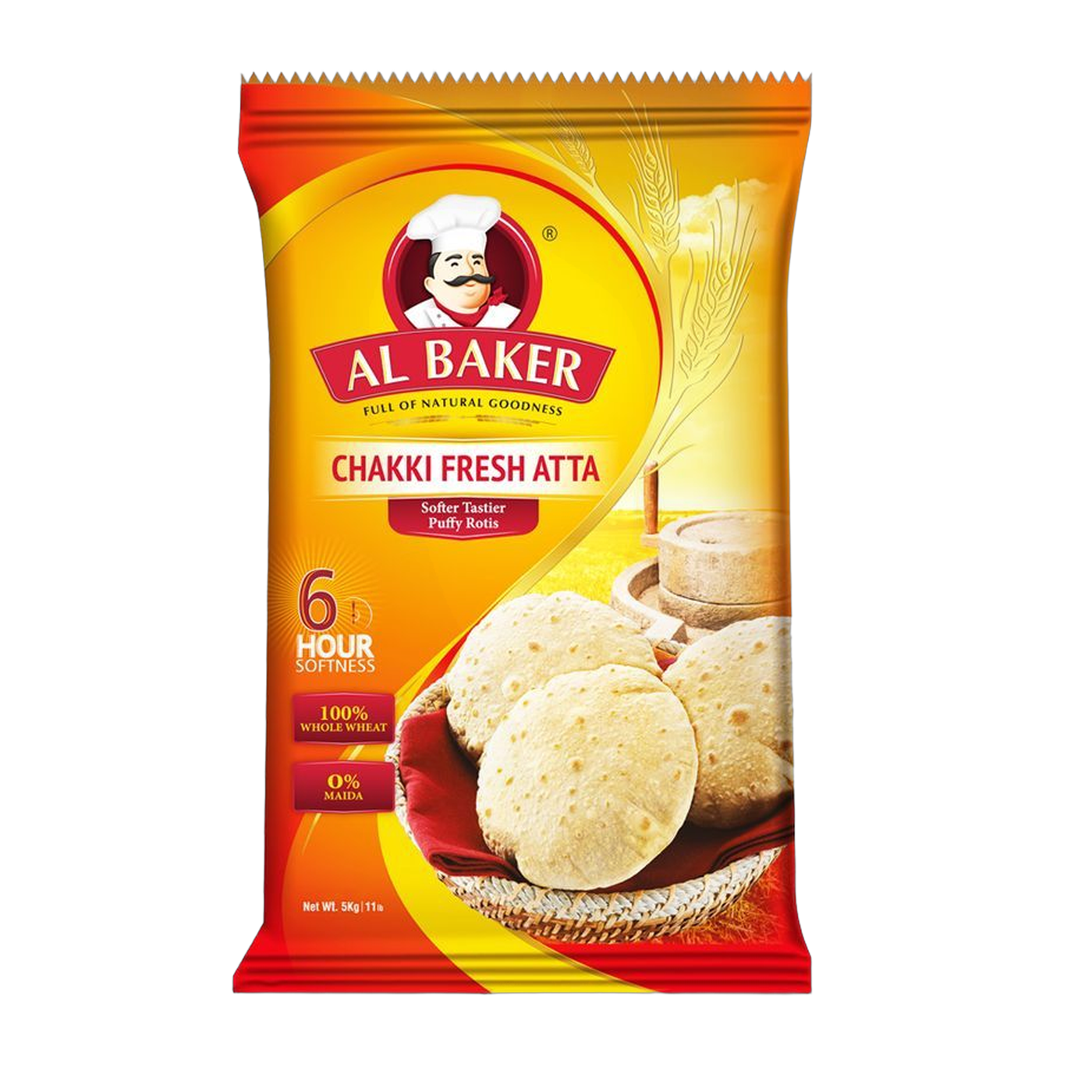 Al Baker Chakki Fresh Atta Flour, 5kg