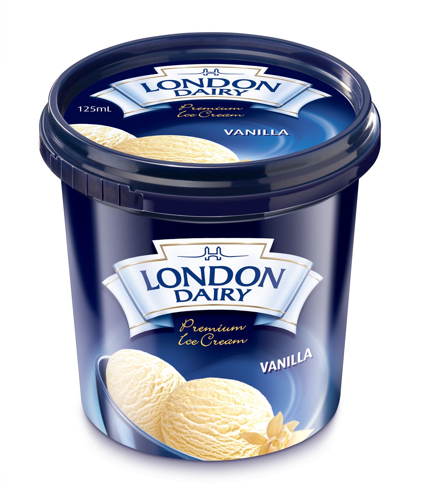 London Dairy Vanilla Ice Cream Cup, 125ml