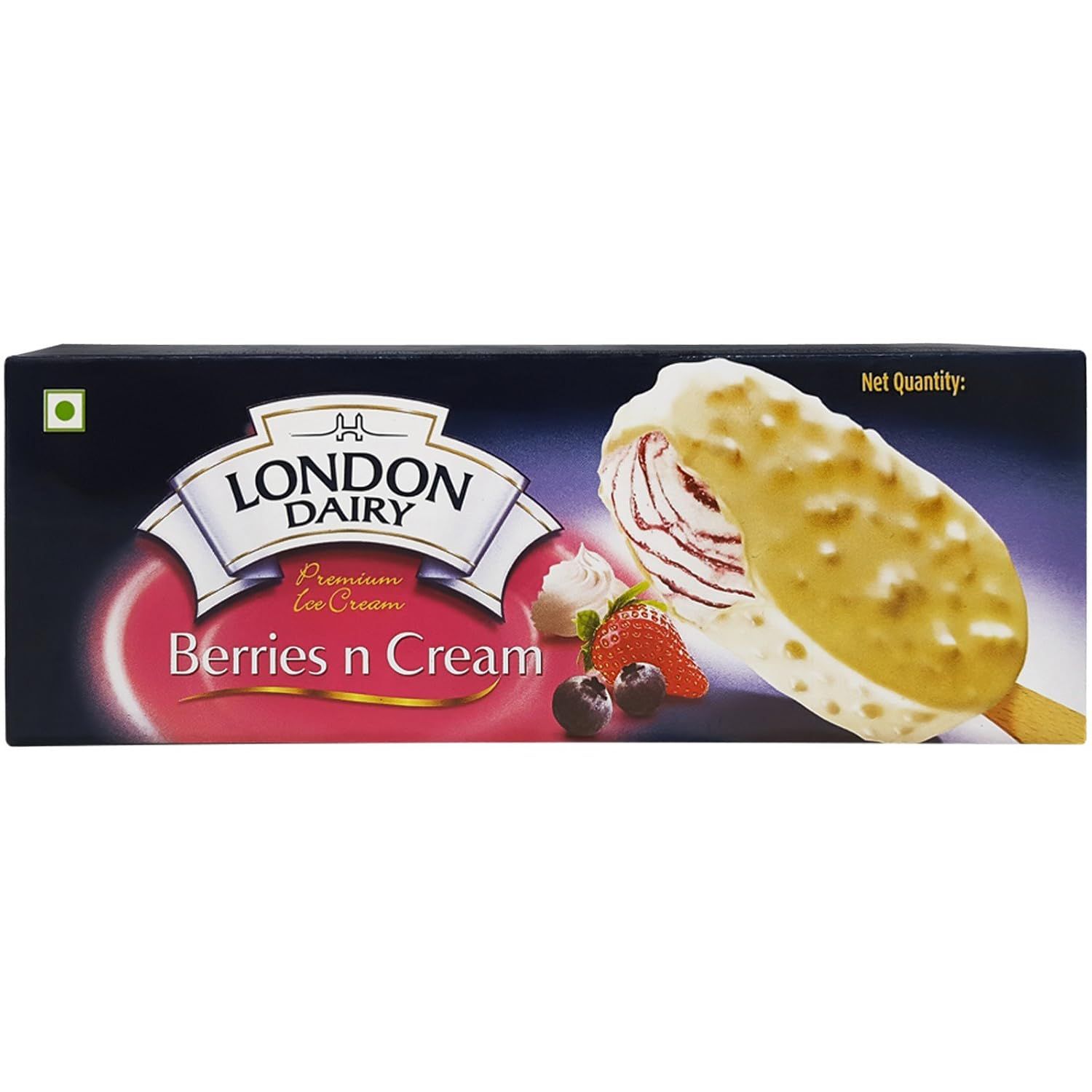 London Dairy Berries N Cream Ice Cream, 100ml
