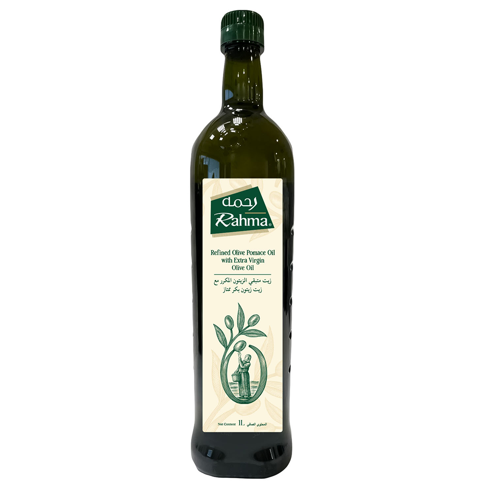 Rahma Refined Olive Pomace Oil with Extra Virgin Olive Oil, 1L