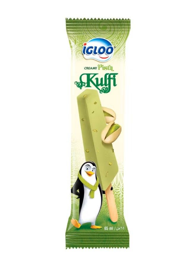 Igloo Creamy Pista Kulfi, 65ml