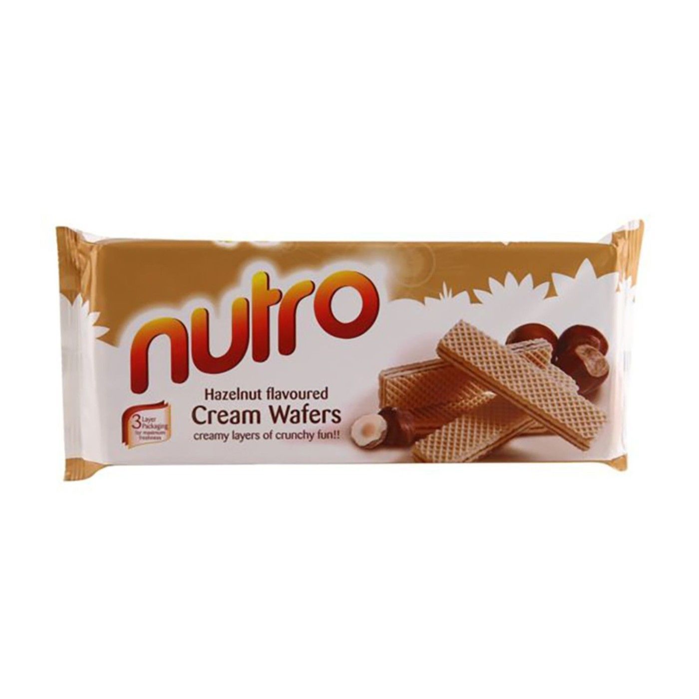 Britannia Nutro Hazelnut Flavoured Cream Wafers, 150g