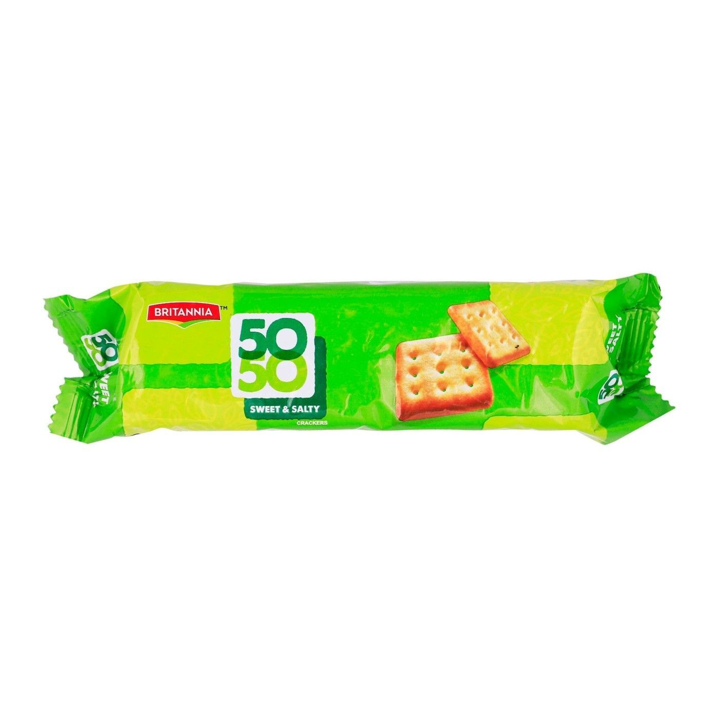 Britannia 50-50 Sweet & Salty Biscuits, 71g