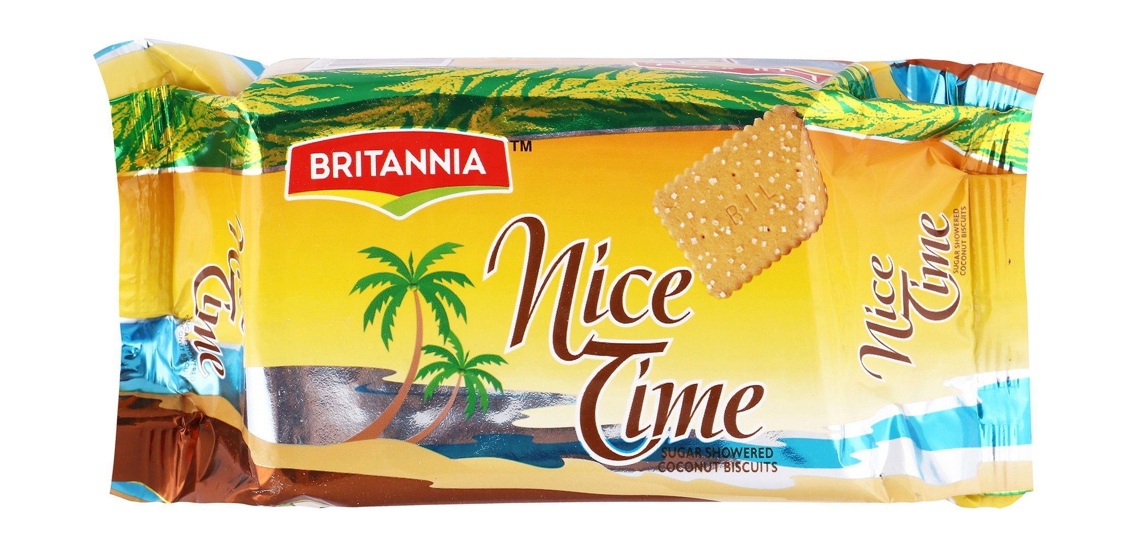 Britannia Nice Time Coconut Biscuits Coated with Sugar, 100g