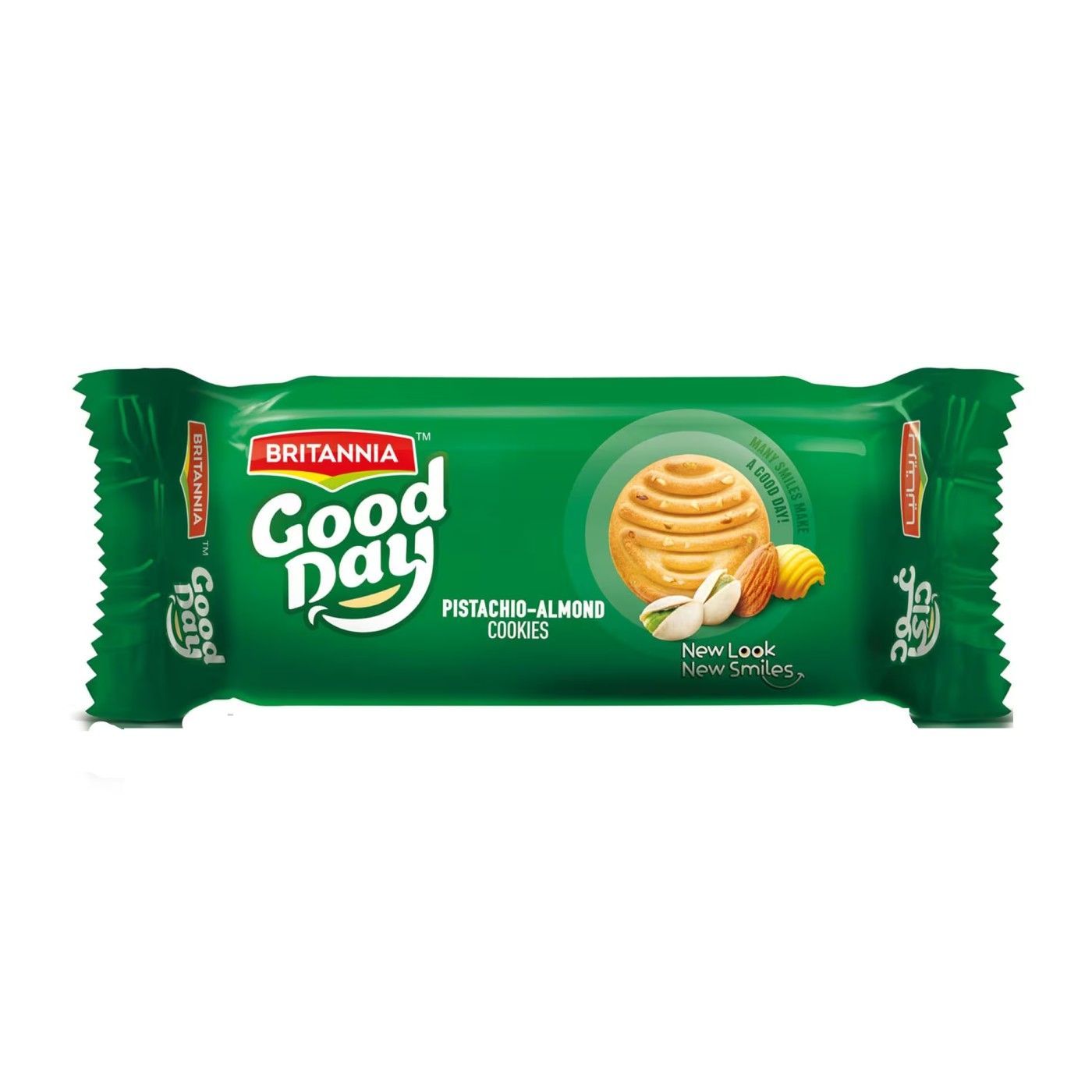 Britannia Good Day Pistachio Almond Cookies, 130g
