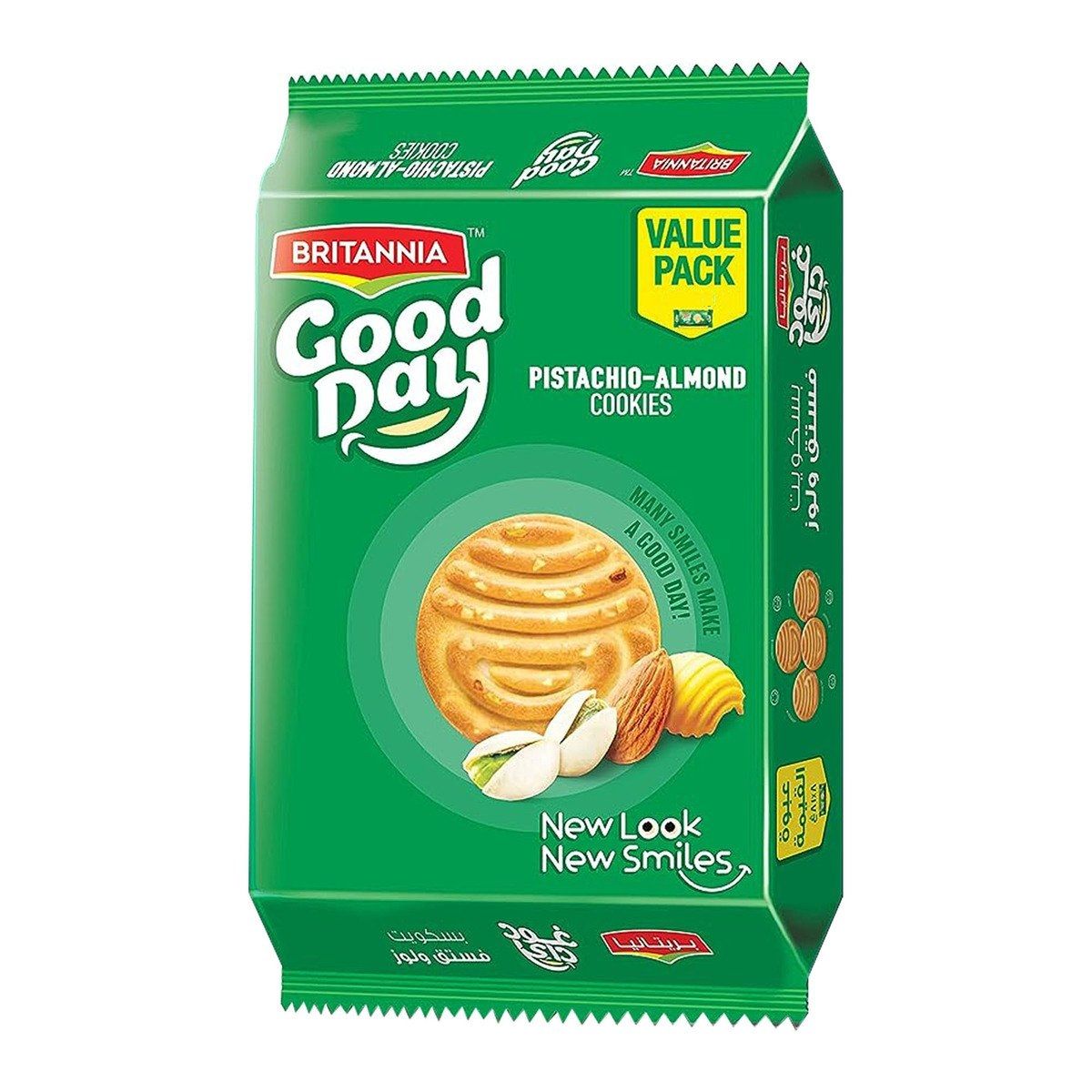 Britannia Pistachio-Almond Cookies Value Pack 8x72g