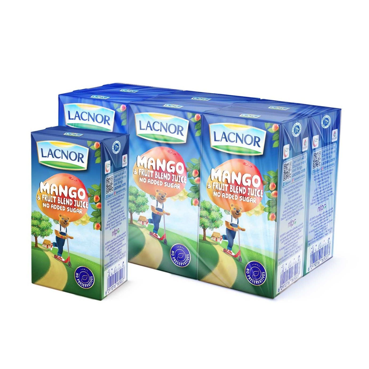 Lacnor Essential Mango Juice, 6x125ml