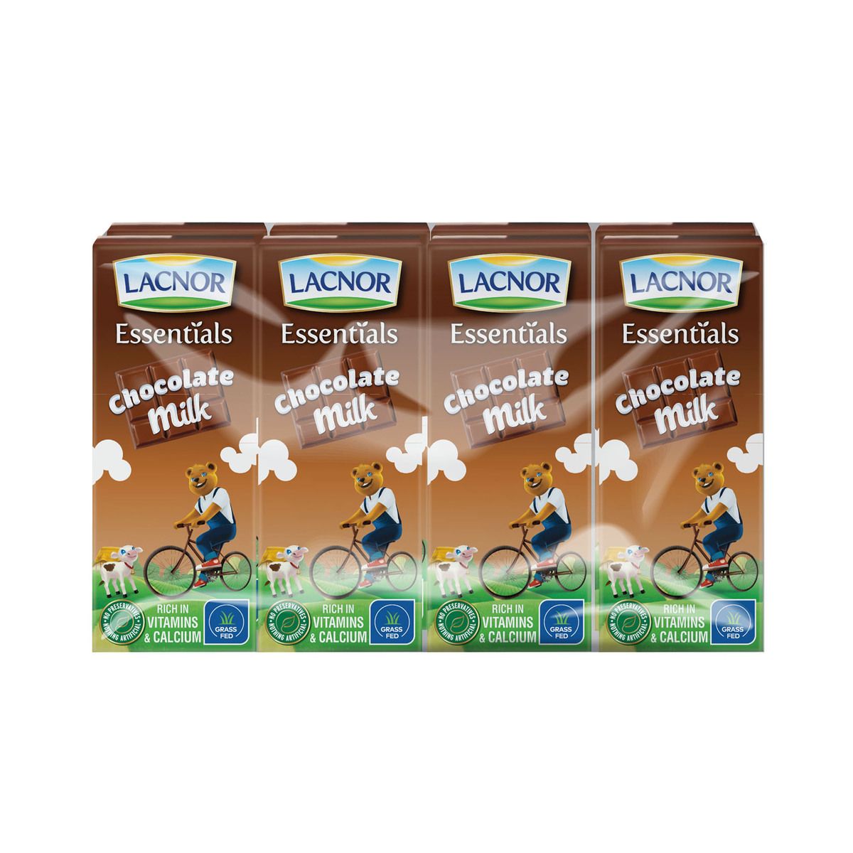 Lacnor Es Milk Chocolate 12X180 ML