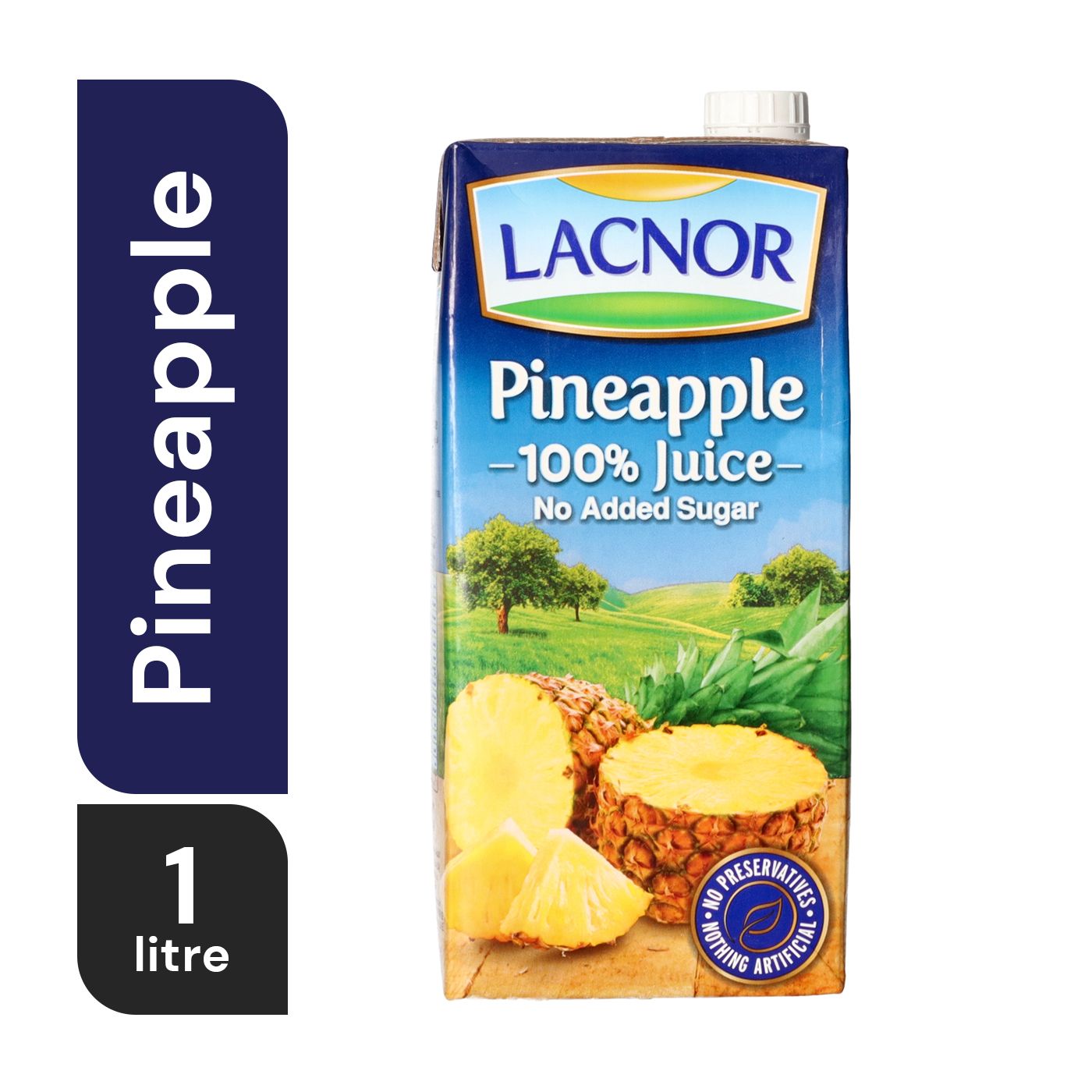 Lacnor Essentials Pineapple Juice, 1L