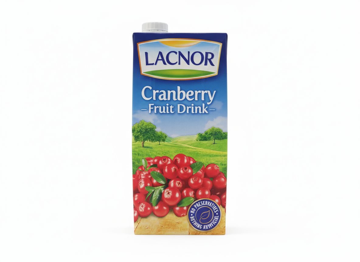 Lacnor Essentials Cranberry Juice, 1L