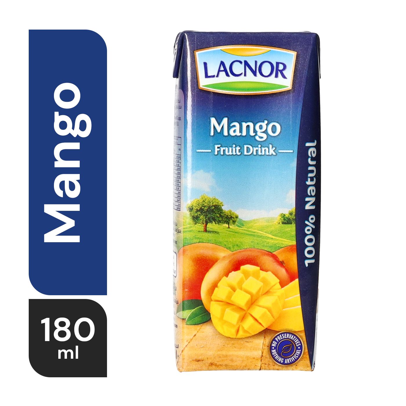 Lacnor Essentials Mango Juice, 180ml