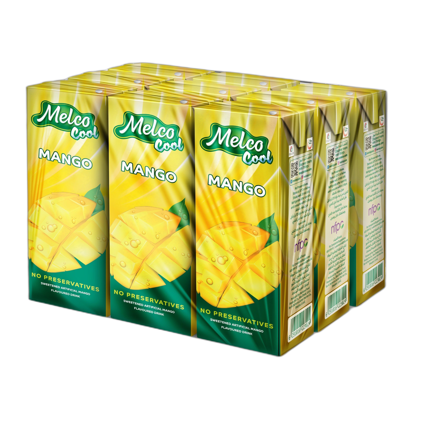 Melco Cool Mango Drink, 9x250ml
