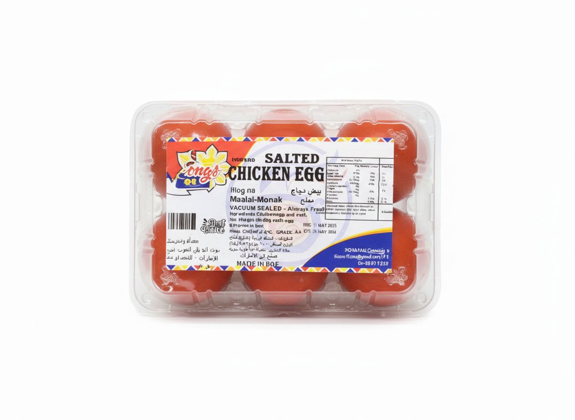 Manongs Gourmet Salted Chicken Egg 50-60g, 6 Pieces