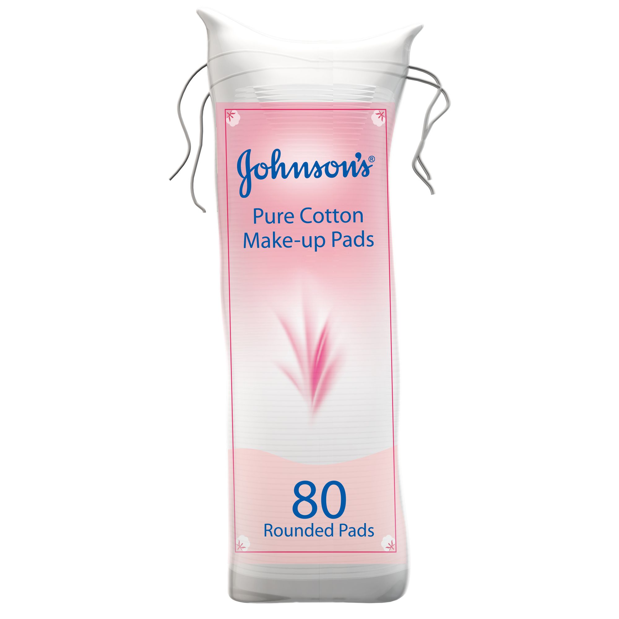 Johnson's Pure Cotton Make-up Pads, 80 Pads