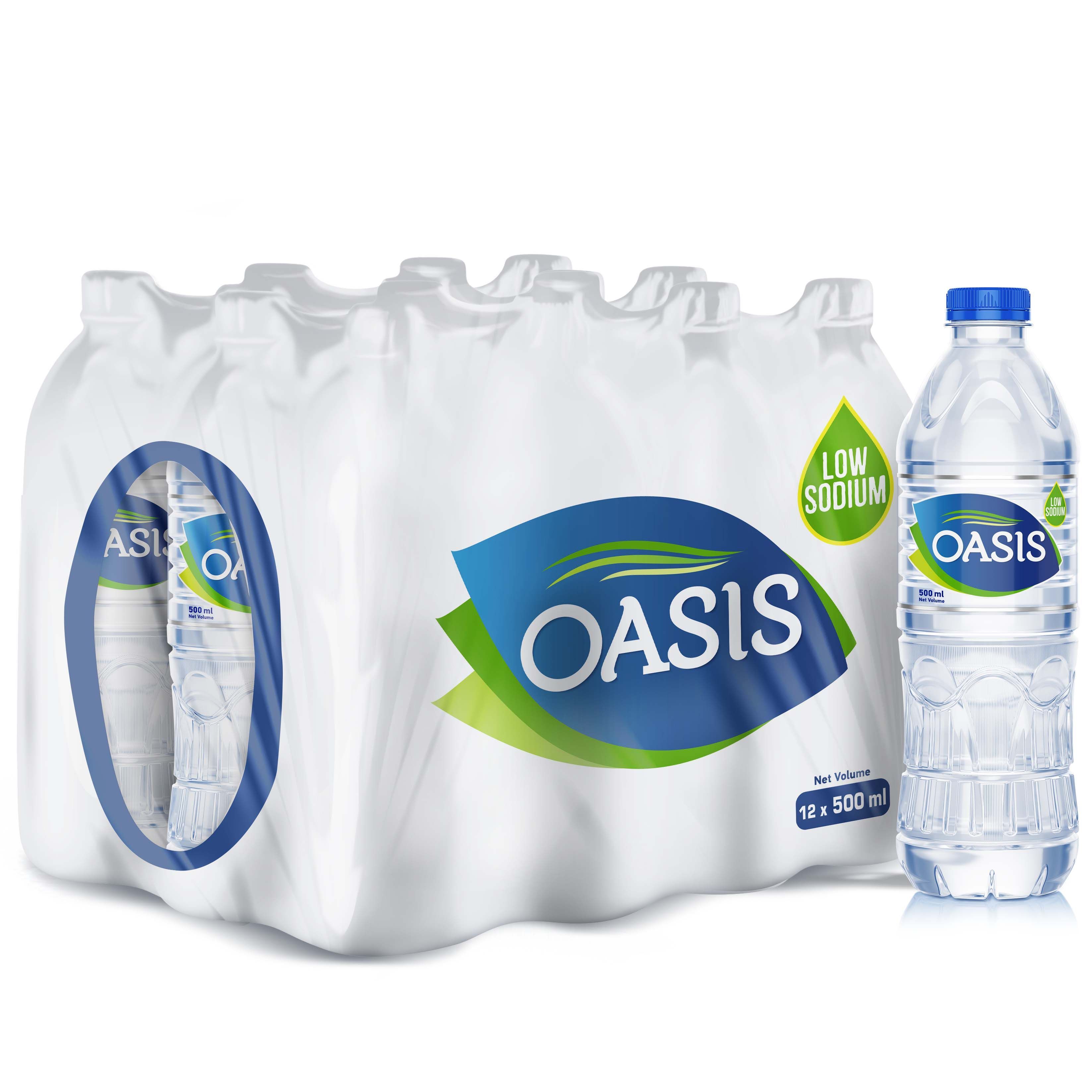 Oasis Drinking Water, 12x500ml