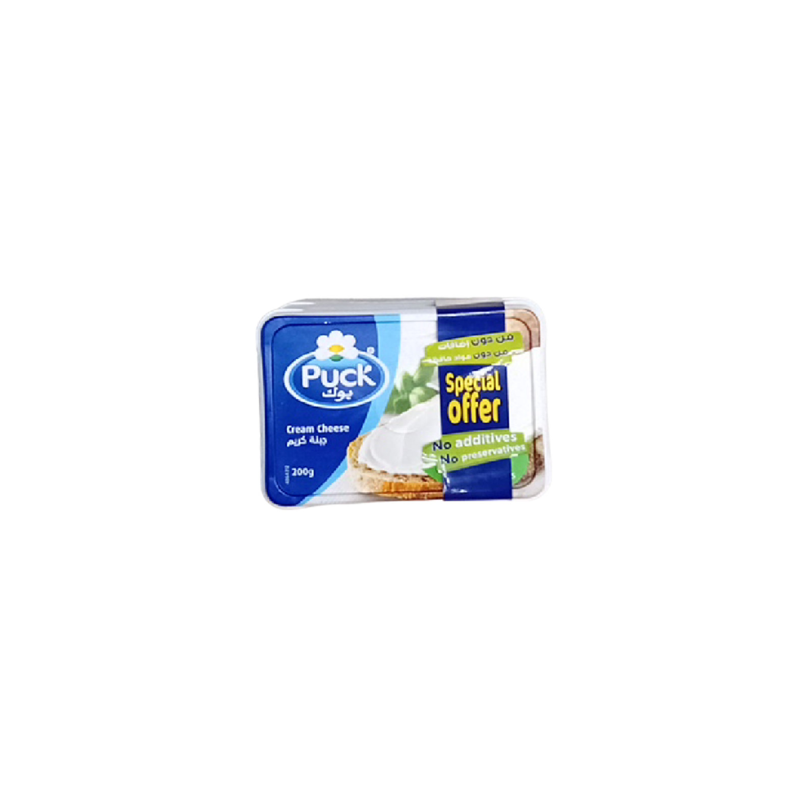 Puck Natural Cheese Tub Regular 2x200g