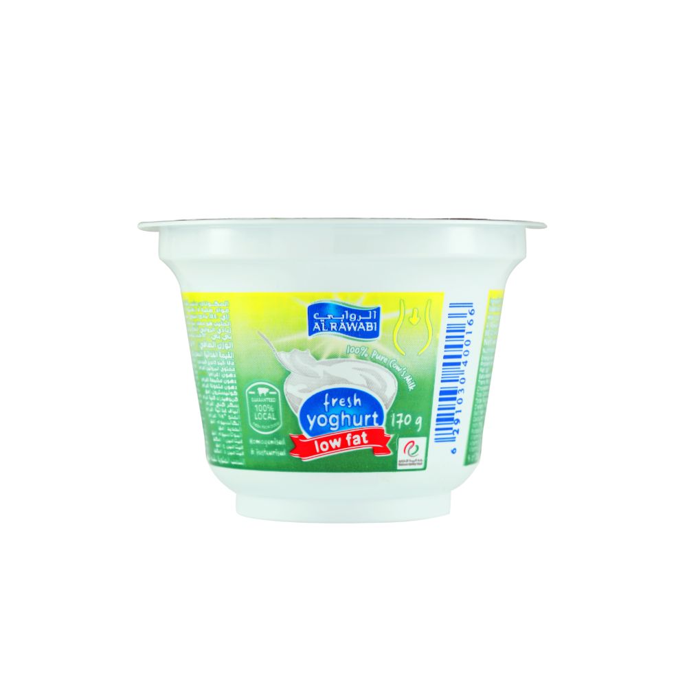 Al Rawabi Low Fat Fresh Yoghurt, 170g