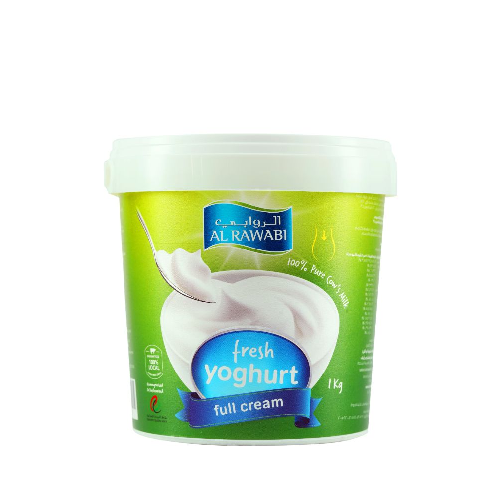 Al Rawabi Full Cream Fresh Yoghurt, 1kg