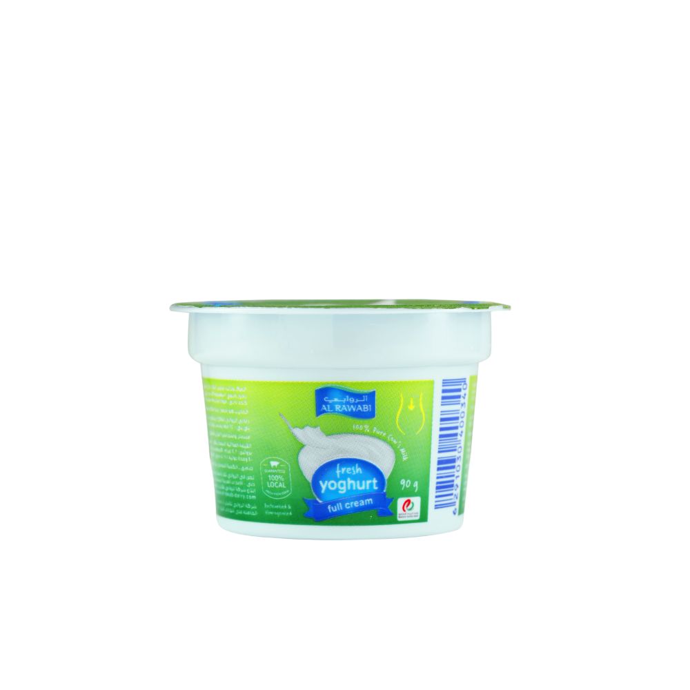 Al Rawabi Fresh Full Cream Yoghurt, 90g