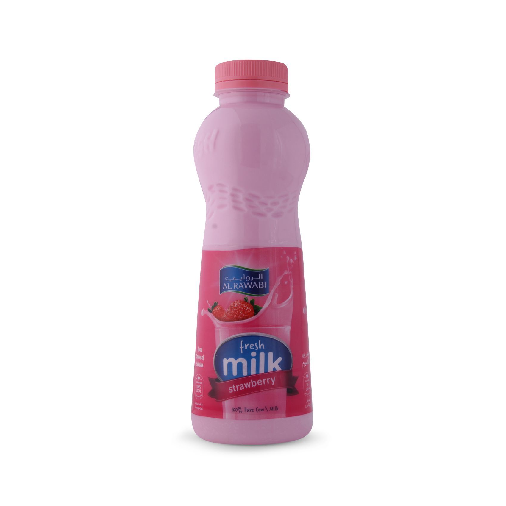 Al Rawabi Fresh Milk Strawberry Drink, 500ml