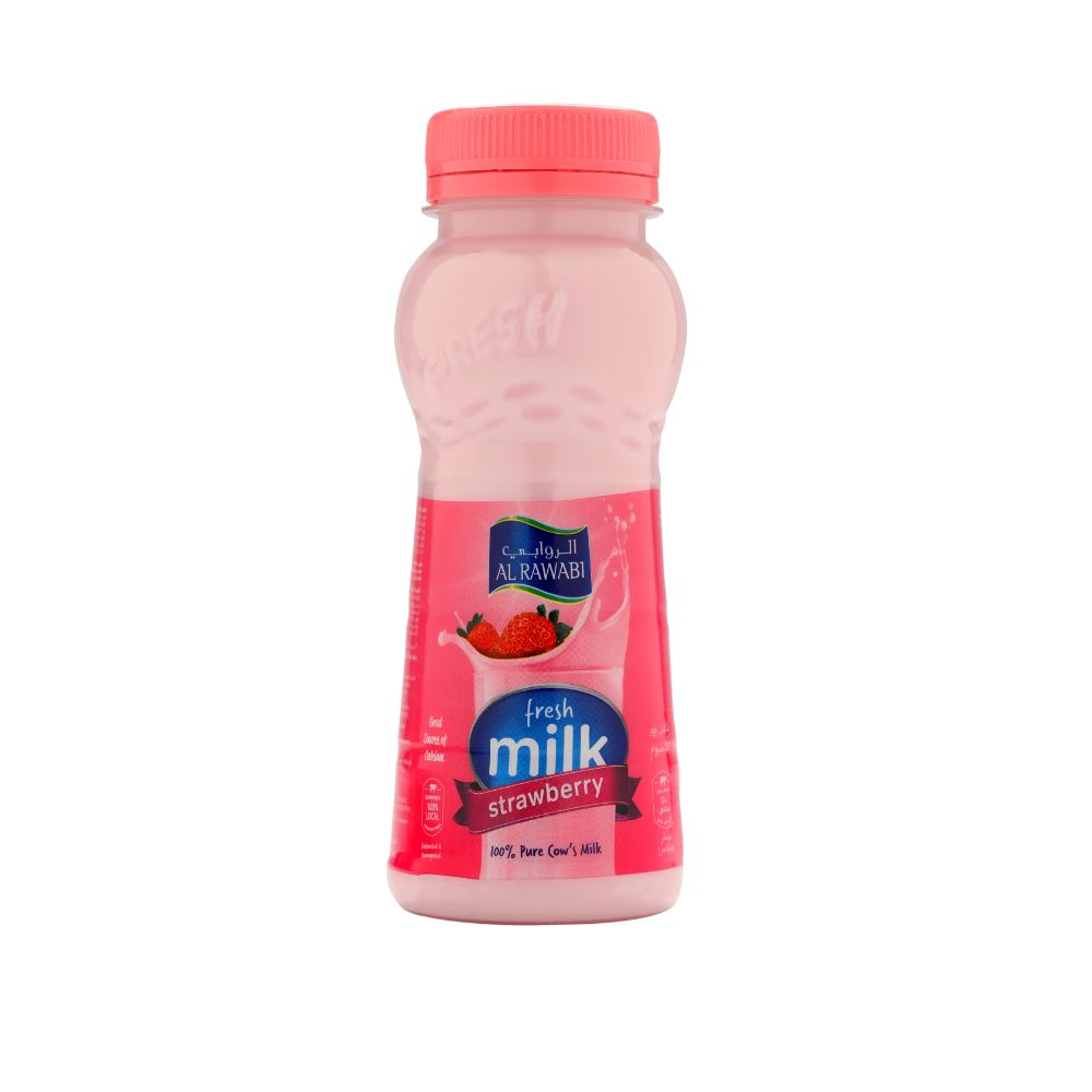Al Rawabi Fresh Strawberry Milk, 200ml