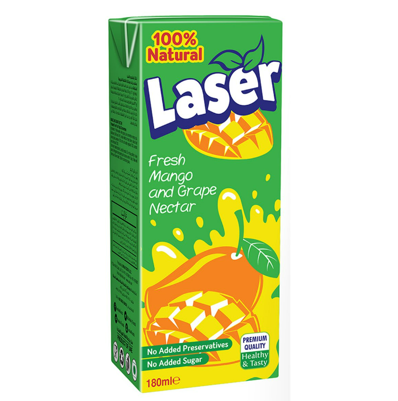 Laser Fresh Mango & Grape Nectar 180g