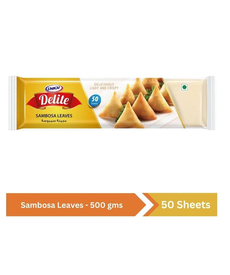 Delite Sambosa Leaves 50 Sheets, 500g